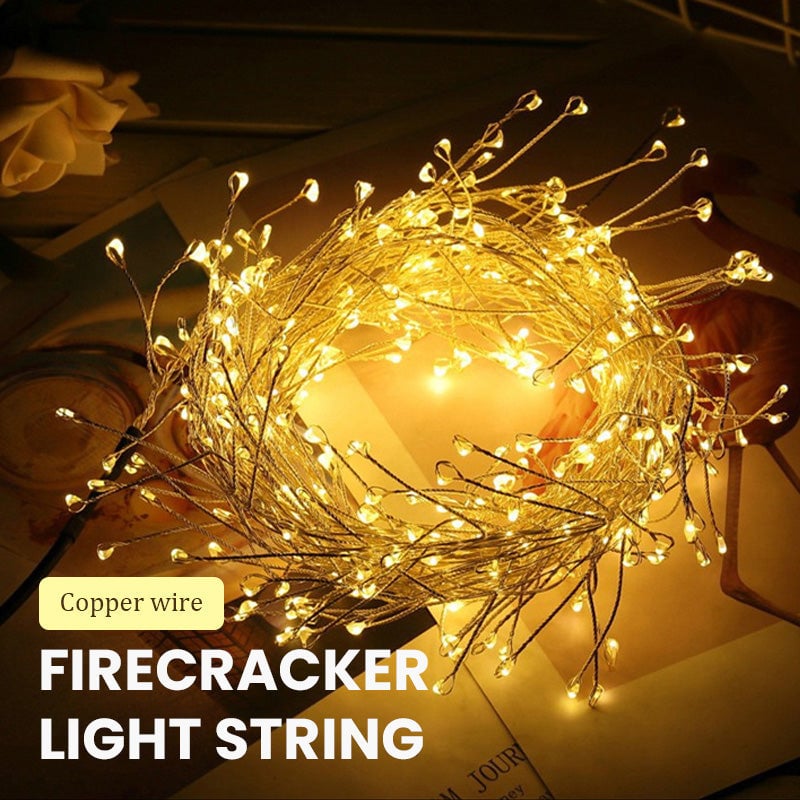 🎄 2026 Christmas Early Bird | 50% OFF 🔥 LED Copper Wire Firecracker Light String