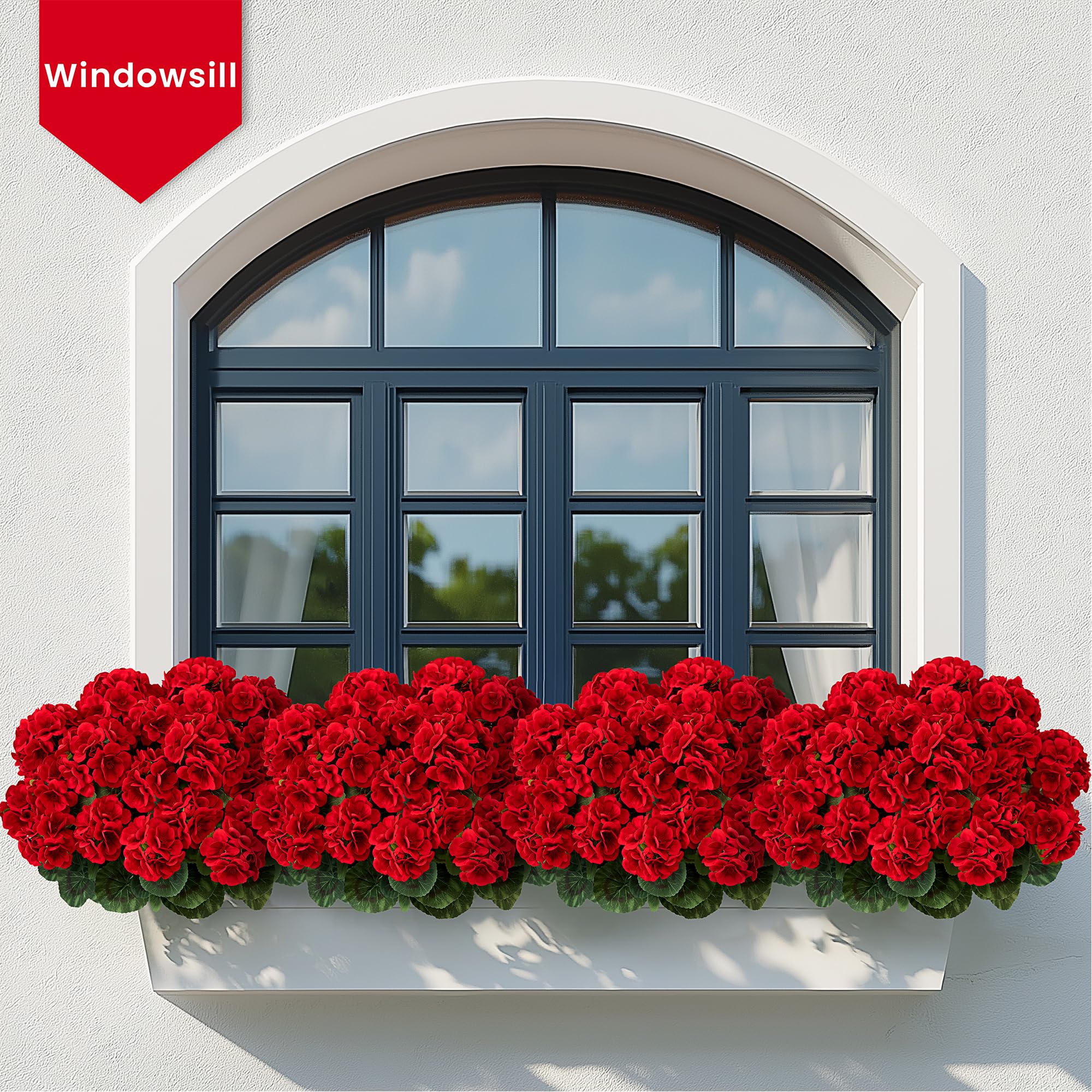 🔥$9.99 Hot Sale Today Only🌺 UV Resistant Lifelike Artificial Geraniums Flowers