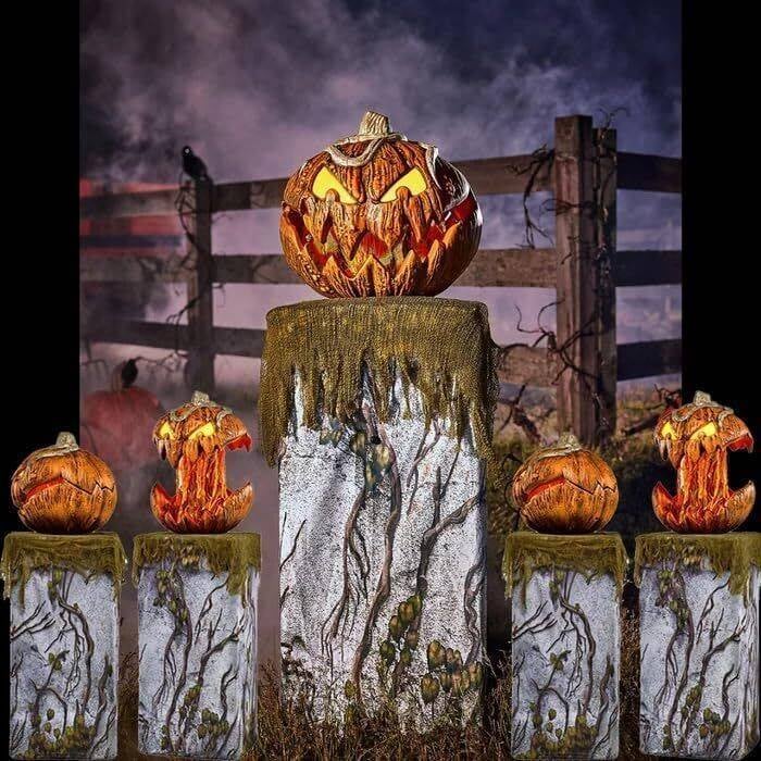 🎃 🎃Halloween Scary Pumpkin With Lights 🎃👻Buy One, Get One Free.