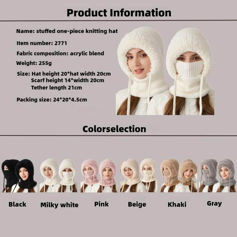 🔥3 in 1 Beanie Hat For Women
