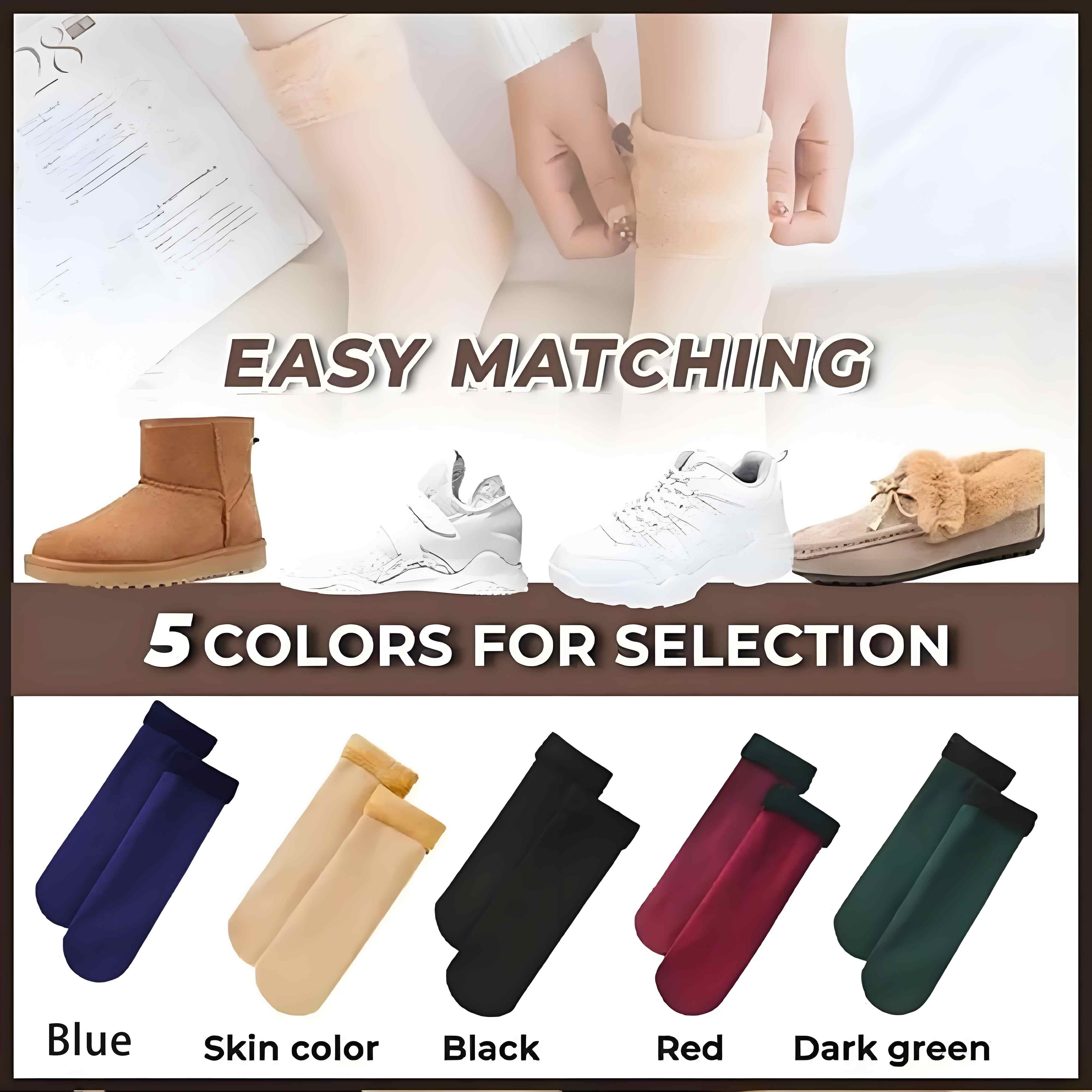 🔥10pcs/5 Pairs Autumn Winter Socks