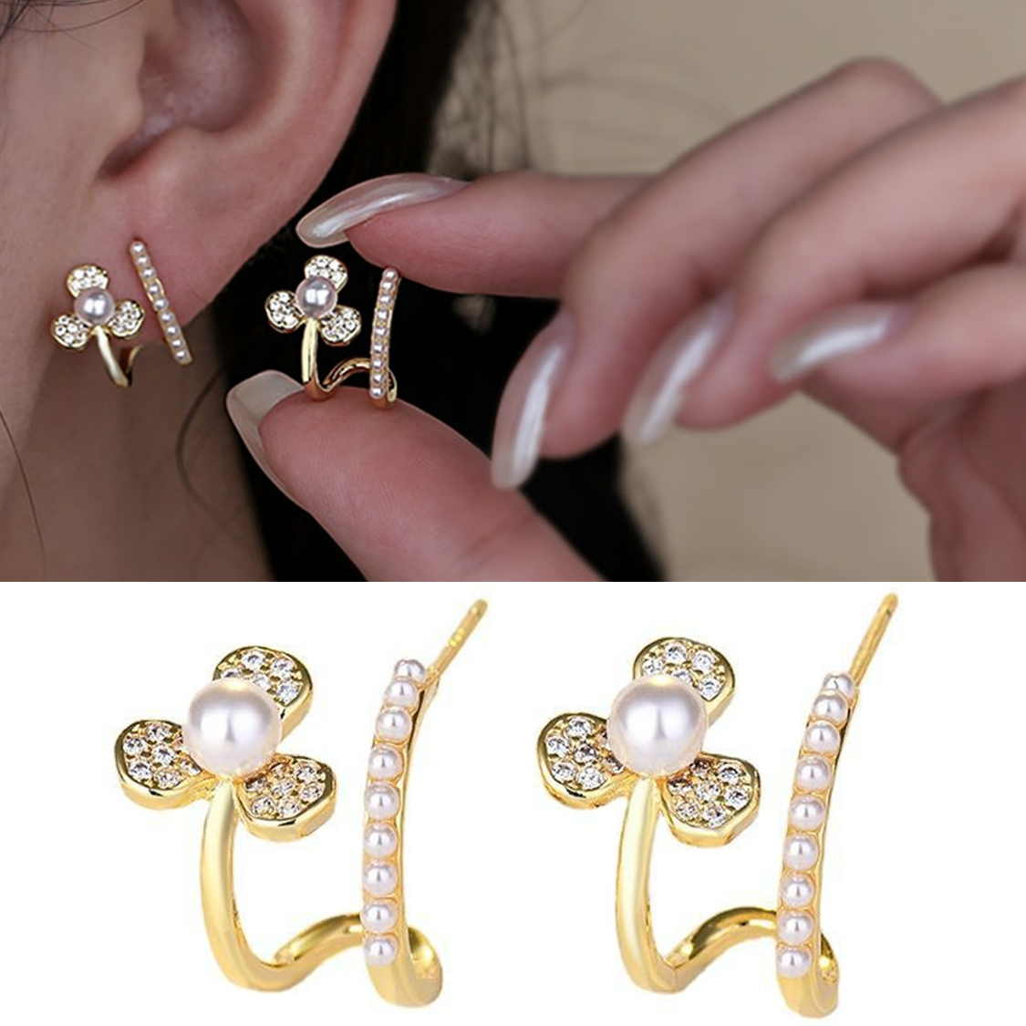 Stylish claw-shaped earrings 🎁 Buy 1, get 1 free!