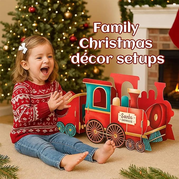 ✨ All Aboard Santa's Gift Train! ✨ Turn Christmas Morning into a Magical Journey