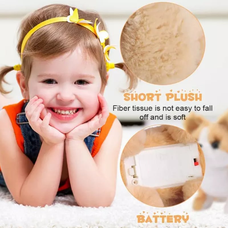 🔥ONLY TODAY 49% OFF🔥Electric Pet Plush Dog Walking and Barking Toy for Kids