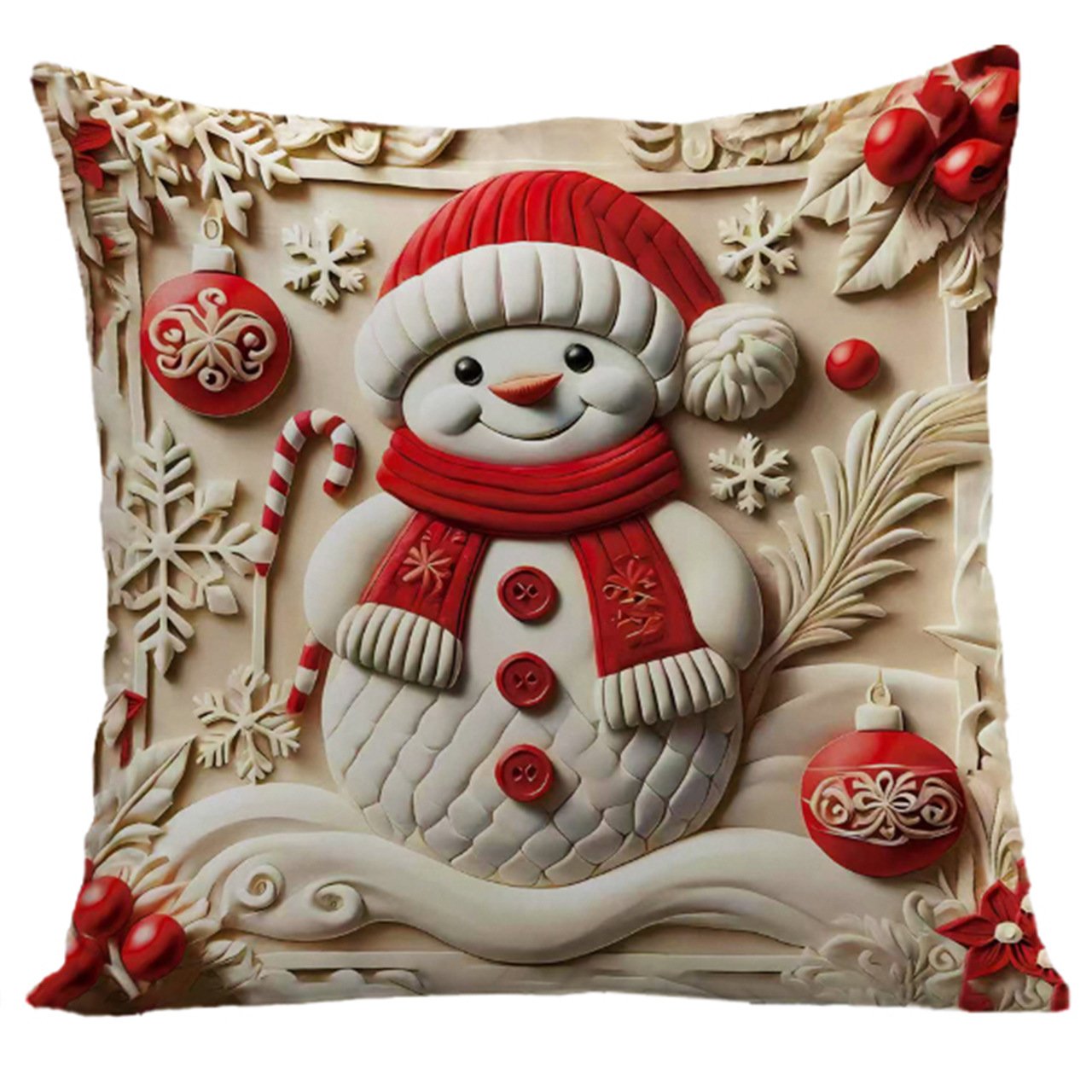 🎅 Christmas Sale – 49% OFF! 🎄 Christmas-themed pillow cover