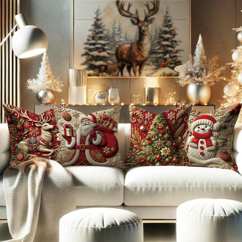 🎅 Christmas Sale – 49% OFF! 🎄 Christmas-themed pillow cover