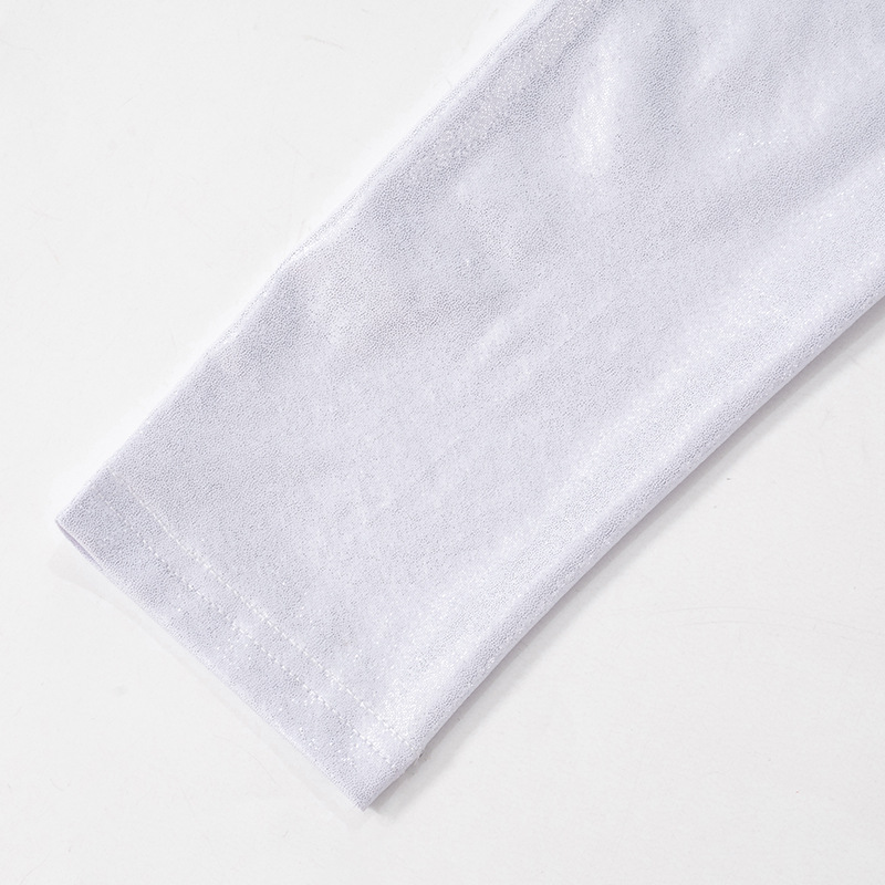 Women Trendy Unique White Long Sleeve Hooded Swing Collar High Waist Slim Fit Maxi Dress