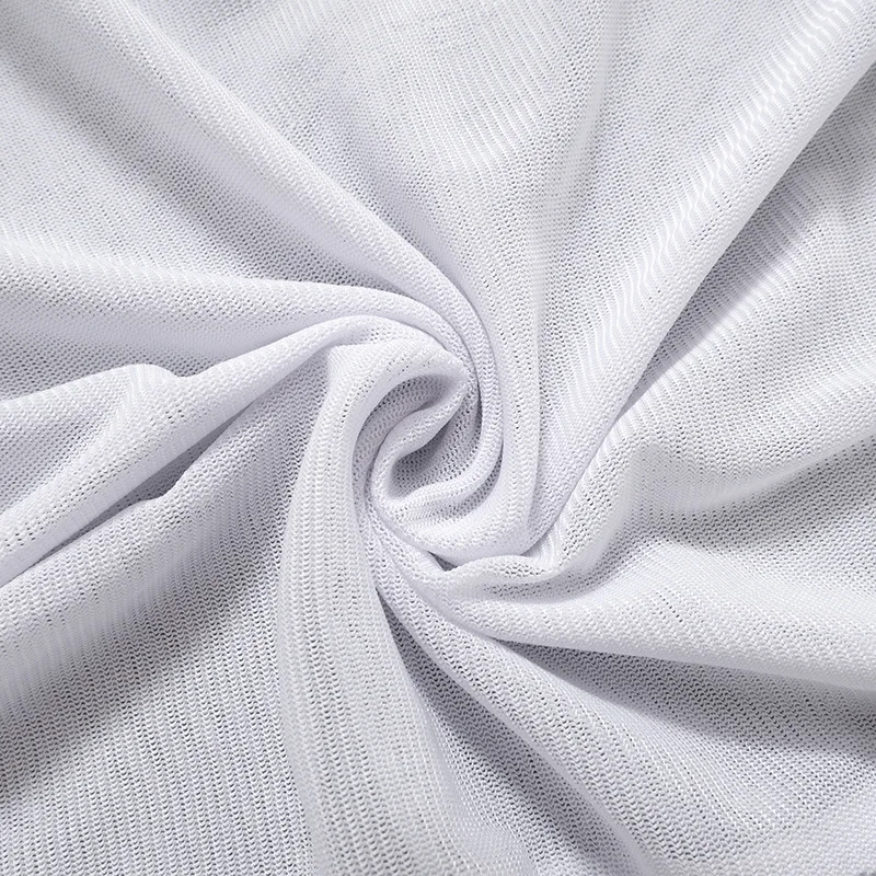 Bodycon Dress See Through Y2k Clothes Sleeveless Vestidos De Mujer Spaghetti Strap White Club Outfits For Women Sexy Streetwear