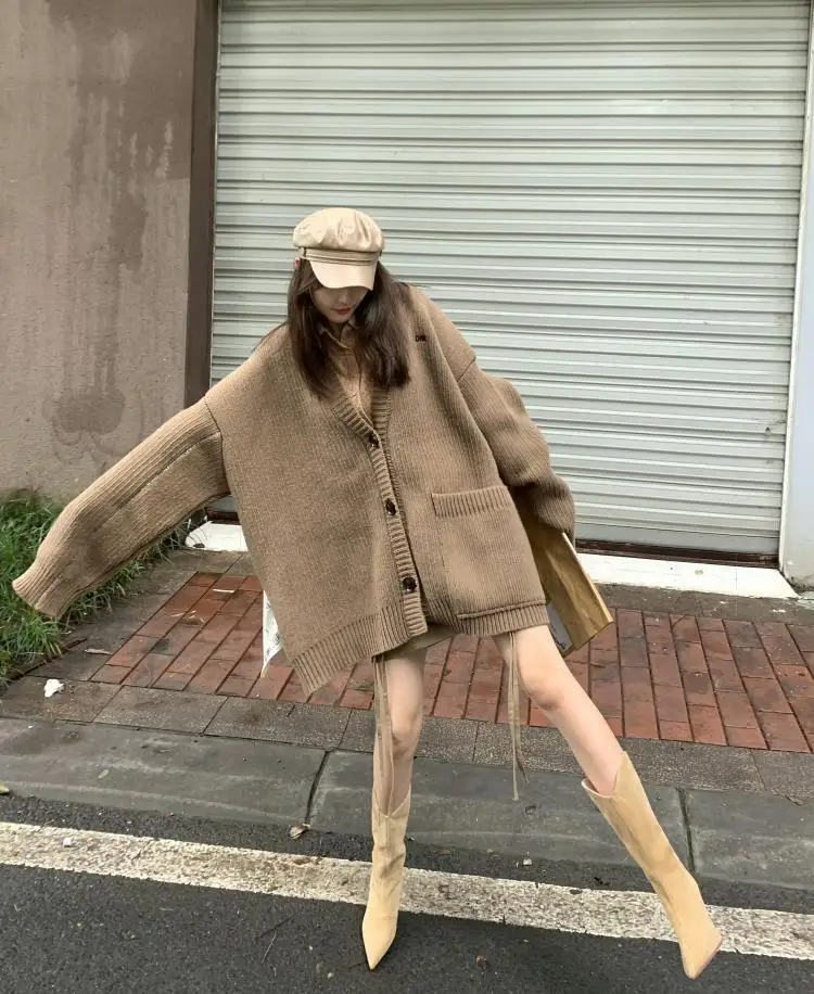 Women's Autumn Shoes Nubuck Leather Stiletto Mid-calf Boots Women Fashion Pumps Winter Black Pointed Toe High-heeled Boots Woman