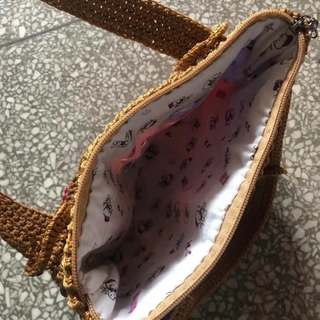  Handmade Crochet Bag Summer Bag Kintting Beach Bag Handmade crochet bag crochet shoulder bag Kintting tote bag Colorful hand bag