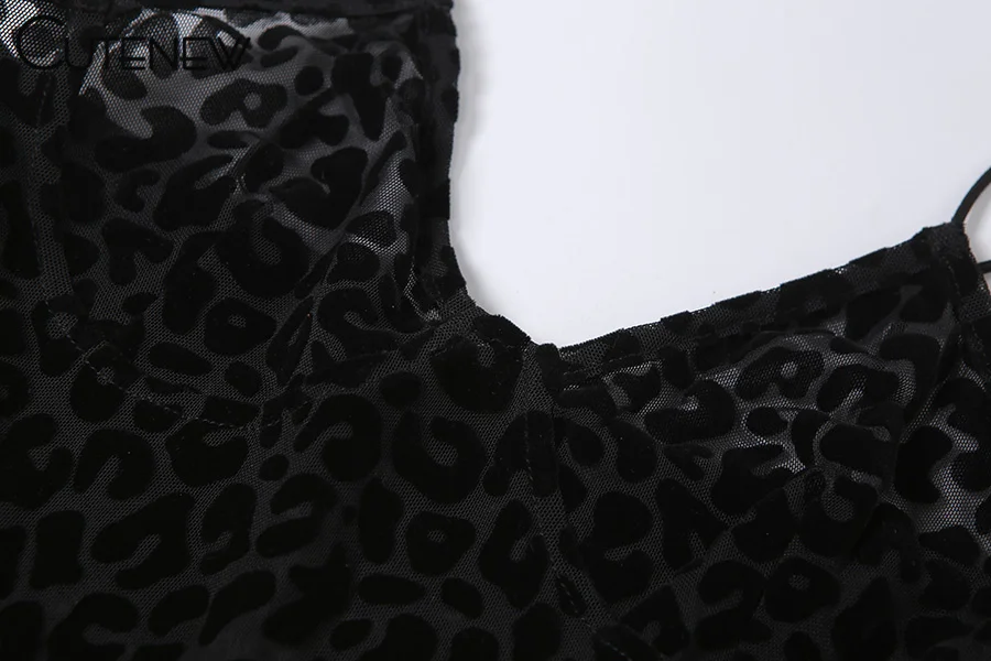 Y2K Leopard Print Skinny Casual Strap Jumpsuits Women Fashion Sexy Sleeveless Backless Slim Stretch Lady Party Clubwear