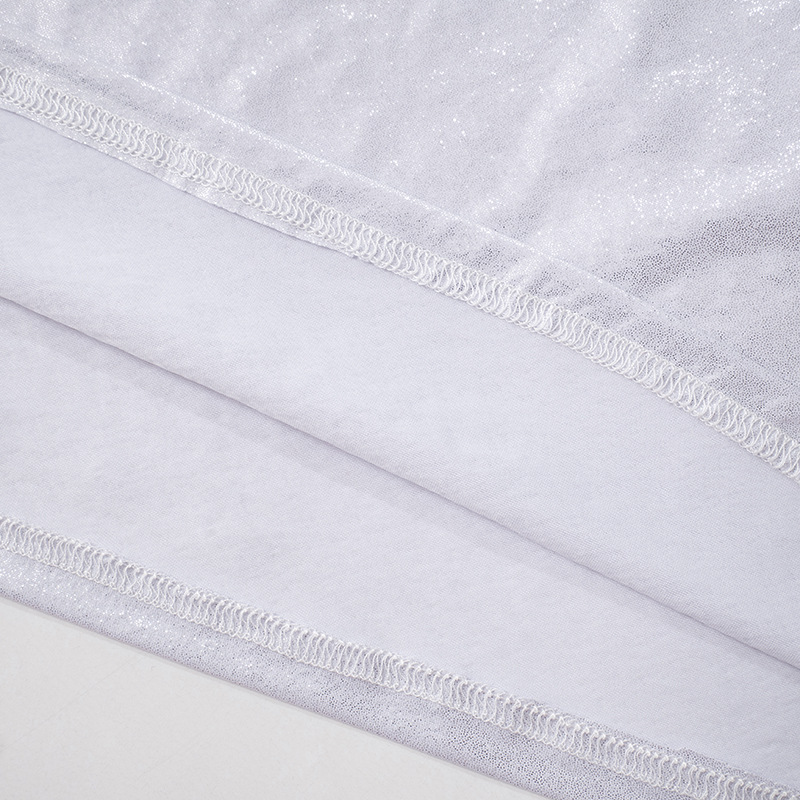 Women Trendy Unique White Long Sleeve Hooded Swing Collar High Waist Slim Fit Maxi Dress