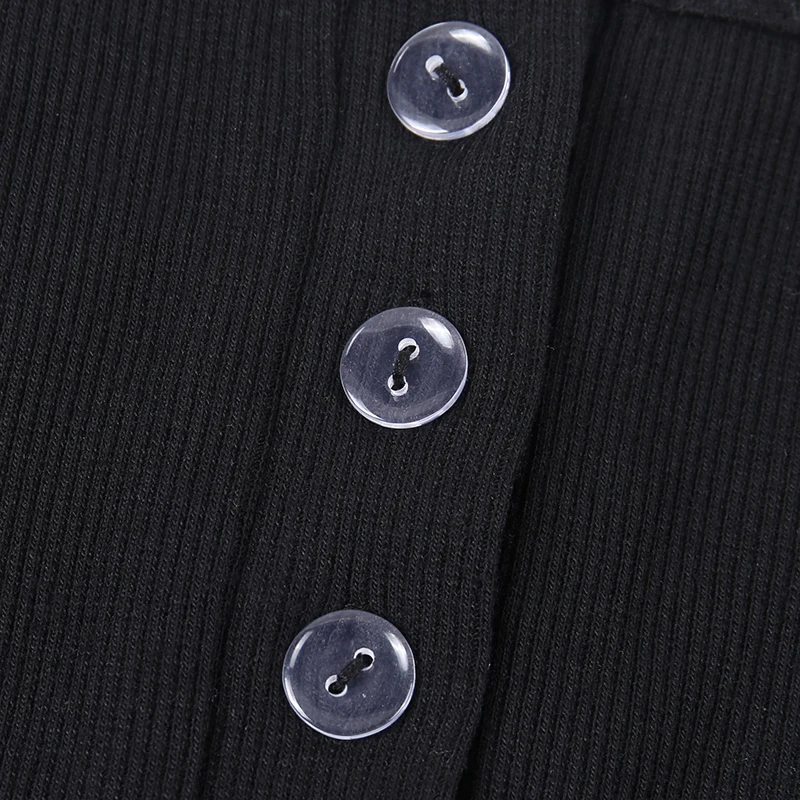 Women Knitted Elastic Knee-Length Dress V-Neck Sleeveless Elegant Button Vestidos Female Sexy Party Slim Dresses Summer