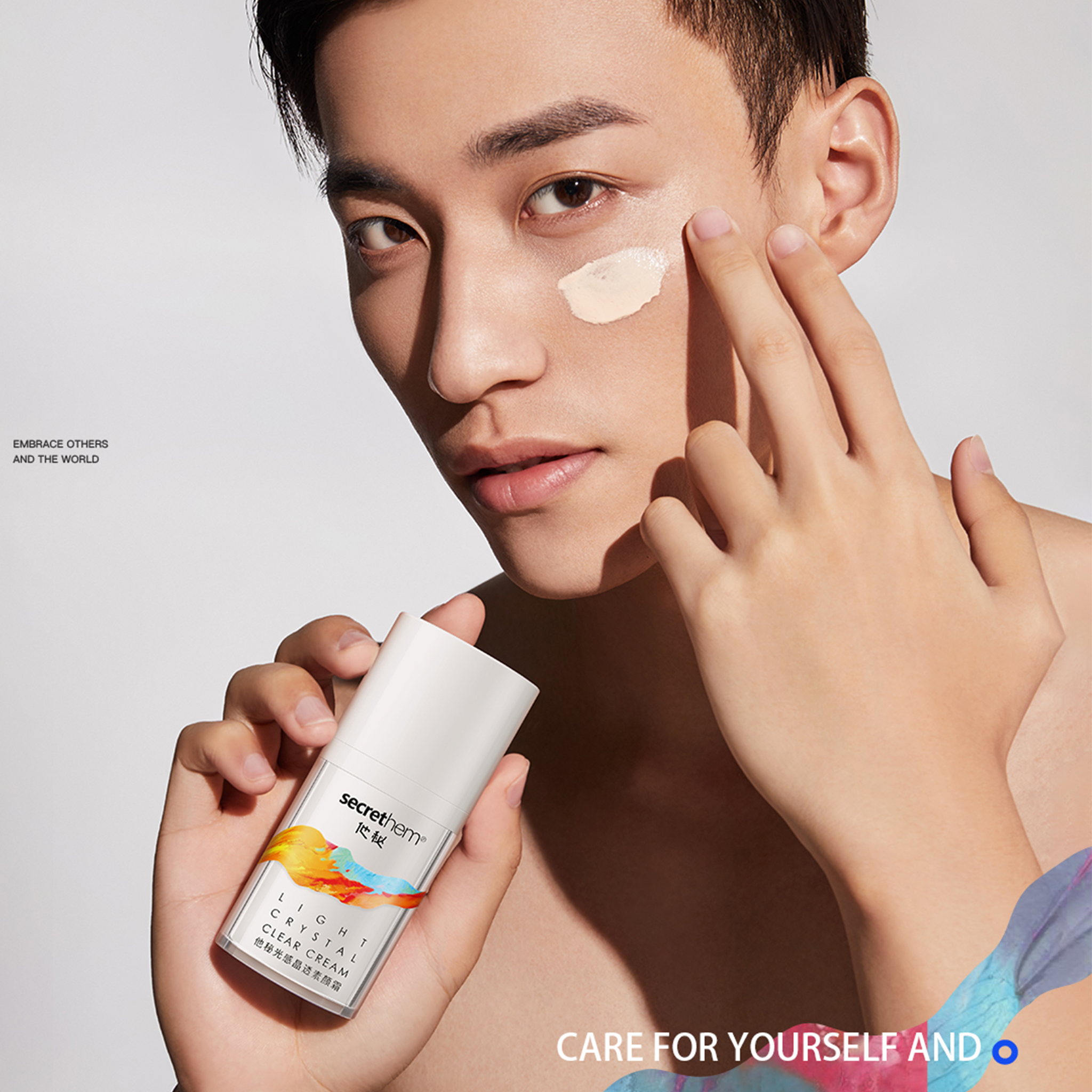 Secrethem Men’s BB Cream & Concealer – Natural Lightweight Coverage, Hide Acne Marks & Blemishes, Even Skin Tone, Oil Control, Long-Lasting No-Makeup Look for Men