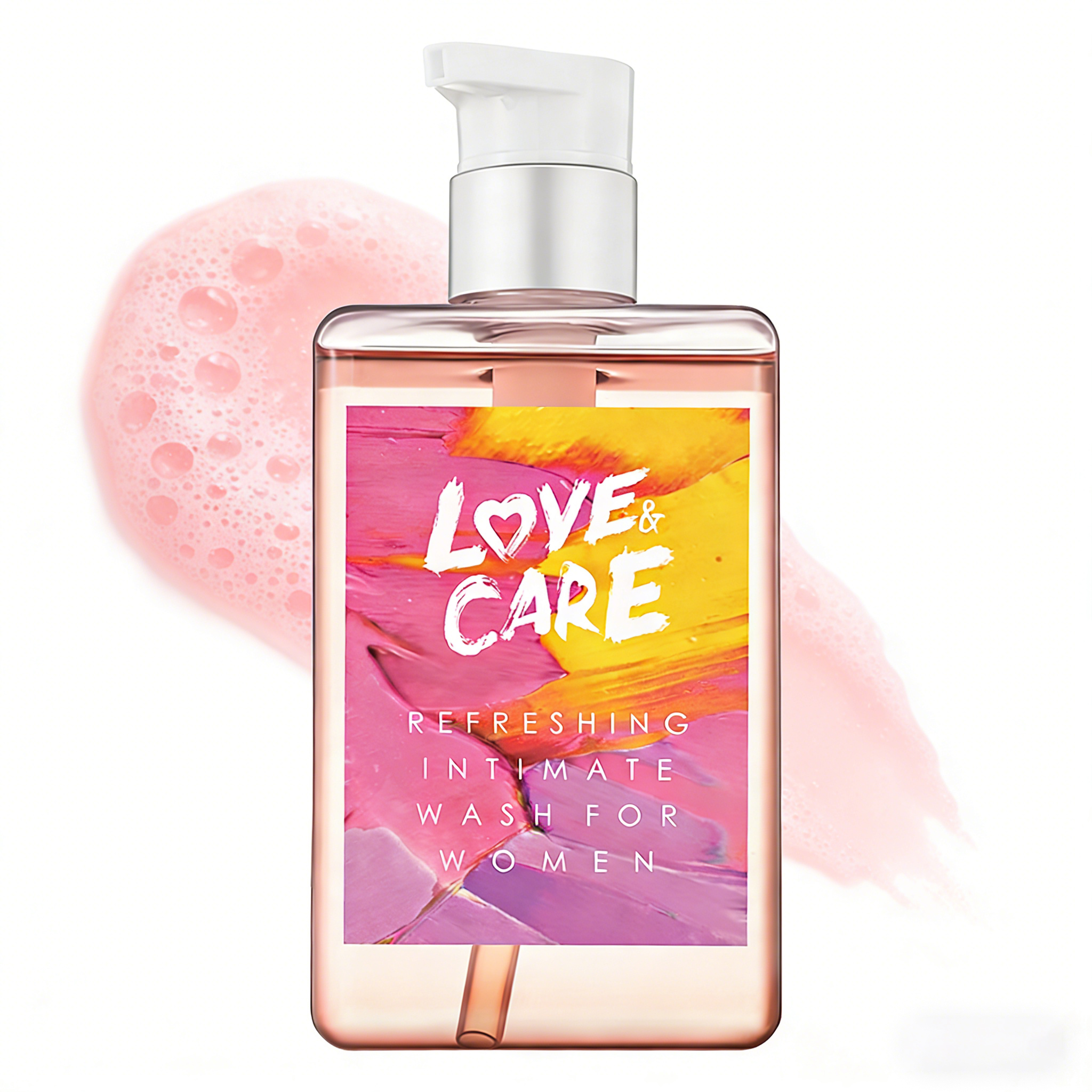 Secretheme Love & Care Women's Intimate Wash | pH Balanced Refreshing Feminine Cleanser | Antibacterial Odor Eliminating Daily Care|260ml