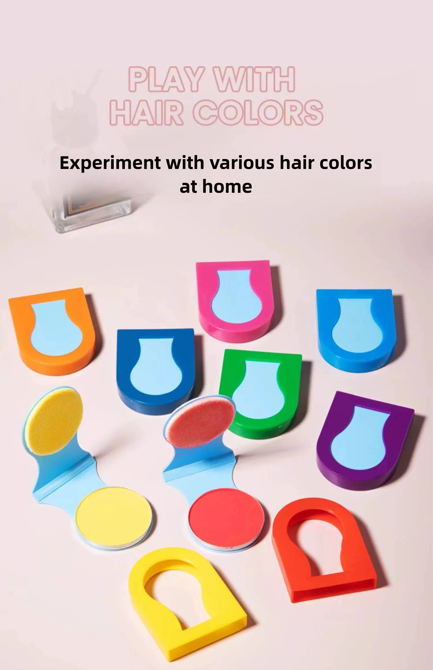 Temporary Colored Hair Dye Powder | Easy-to-Apply Color for Cosplay, Parties, Music Festivals & Stage Makeup