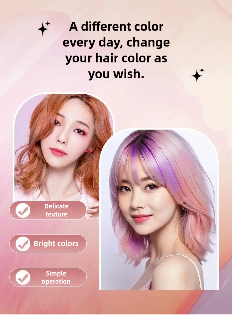 Temporary Colored Hair Dye Powder | Easy-to-Apply Color for Cosplay, Parties, Music Festivals & Stage Makeup