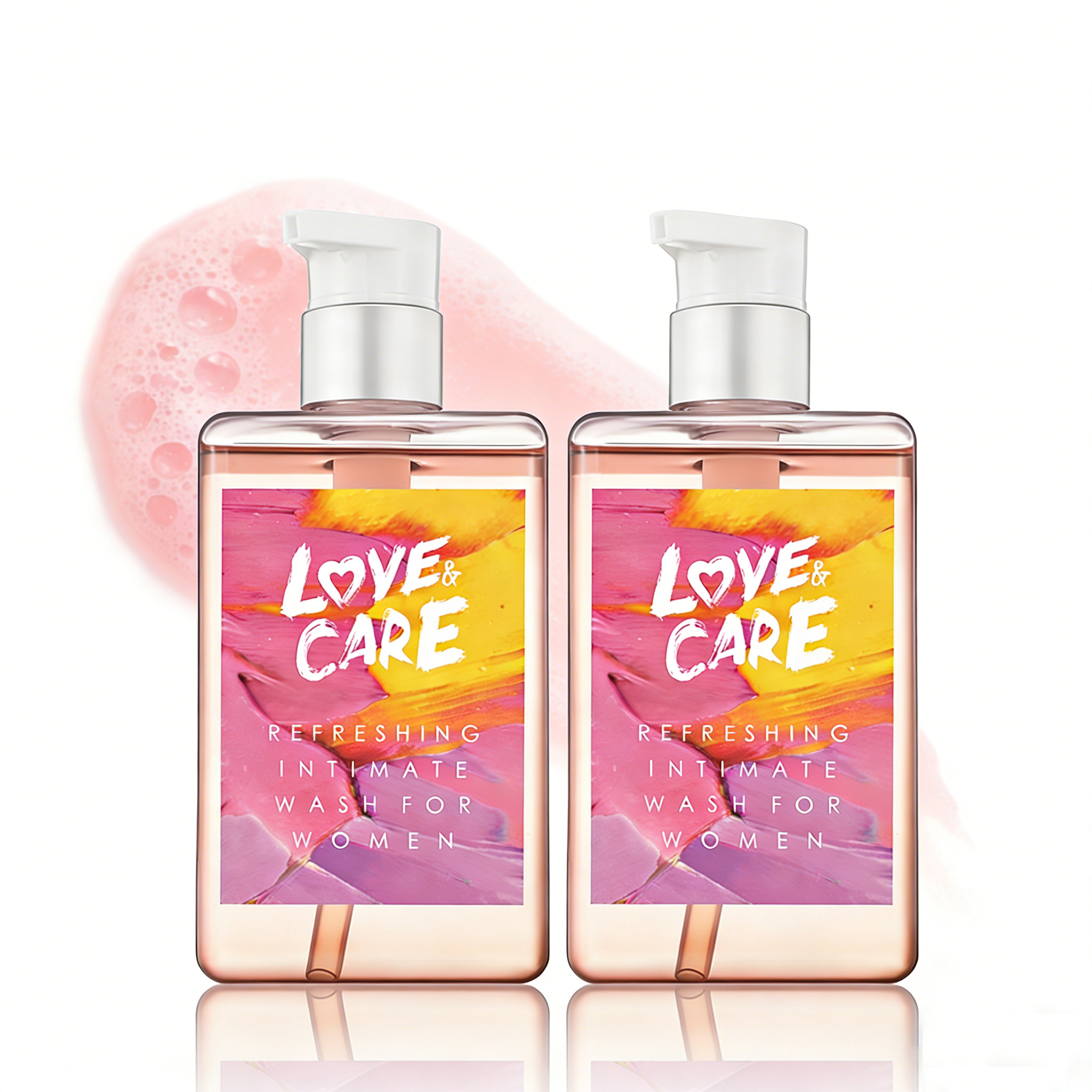 Secretheme Love & Care Women's Intimate Wash | pH Balanced Refreshing Feminine Cleanser | Antibacterial Odor Eliminating Daily Care|260ml