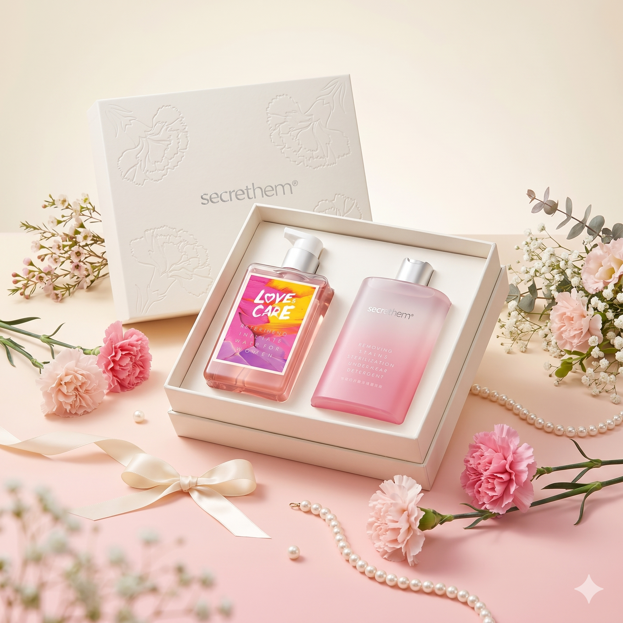 Secrethem Mother's Day Luxury Gift Set | Premium Intimate Care for Her | pH Balanced, Plant-Based Restoration & Lasting Freshness | The Ultimate Gift of Love & Ca