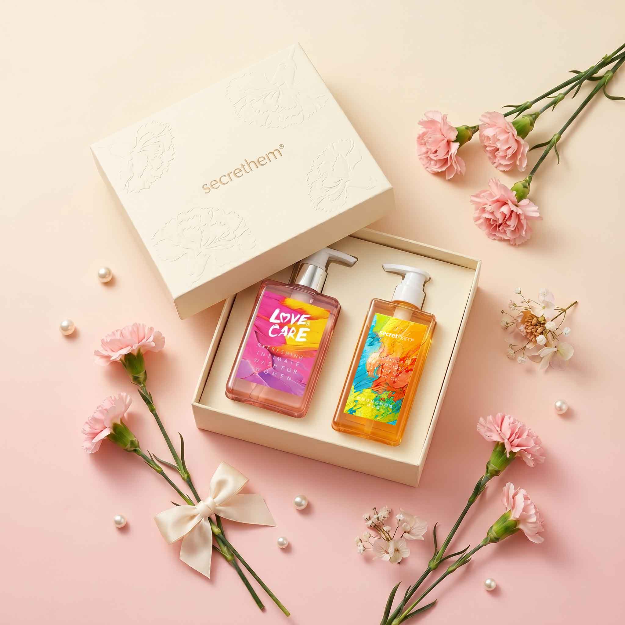 Secrethem Mother's Day Luxury Gift Set | Premium Intimate Care for Her | pH Balanced, Plant-Based Restoration & Lasting Freshness | The Ultimate Gift of Love & Ca