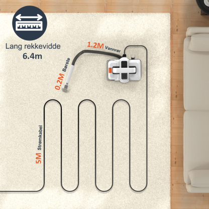 SpotMaster Bærbar Tepperenser & Tekstilrenser