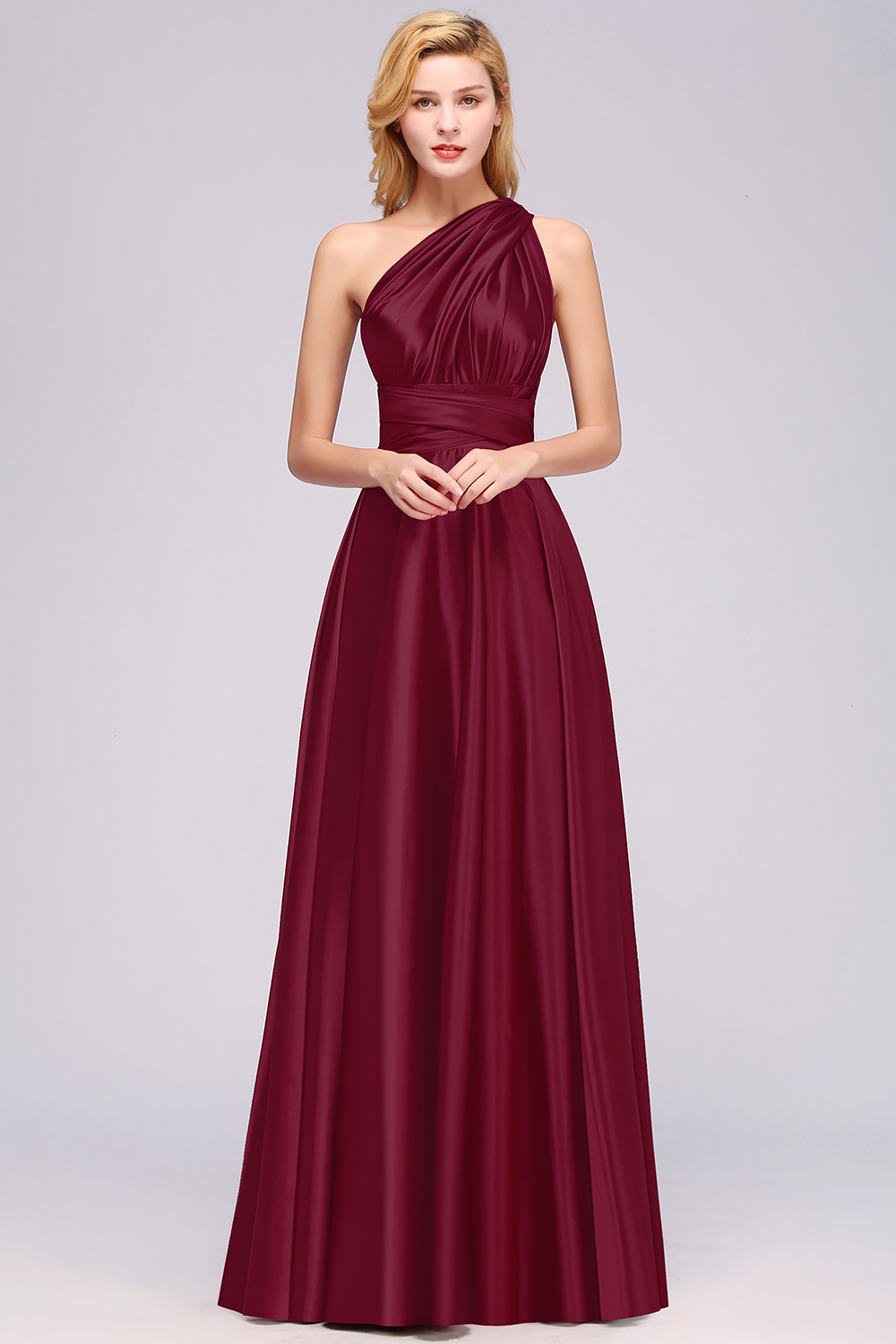 Long Convertible Dress Bridesmaid Dress Multi-way Twist Wrap Formal Dress
