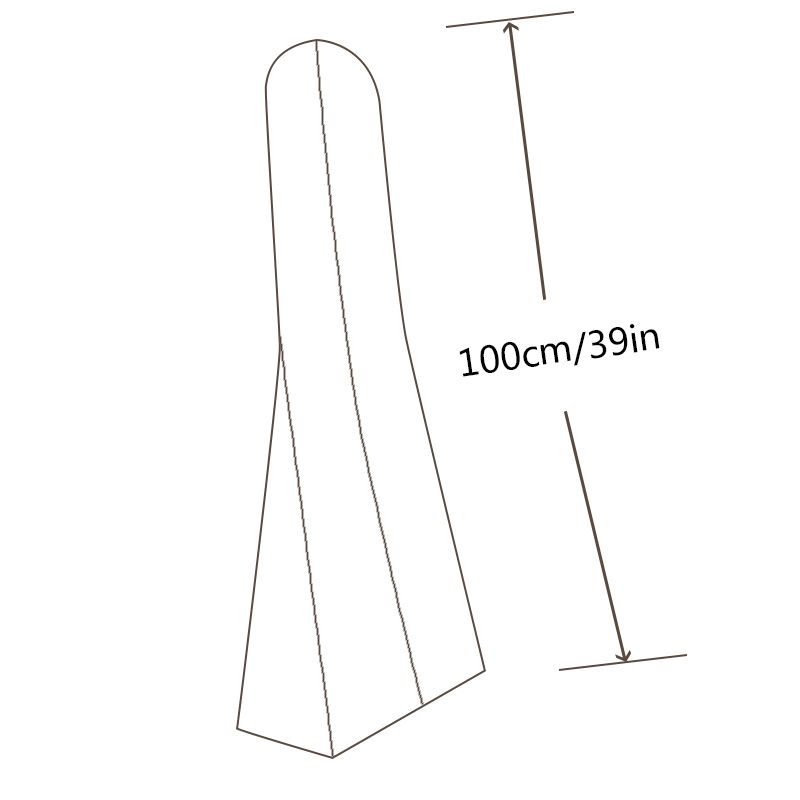 CPA2943 Sheer Flower Girl Dress Length 100cm Garment Bags