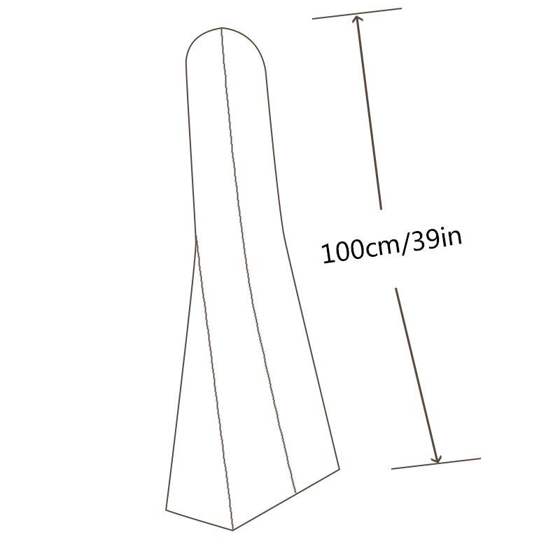 CPA2943 Sheer Flower Girl Dress Length 100cm Garment Bags