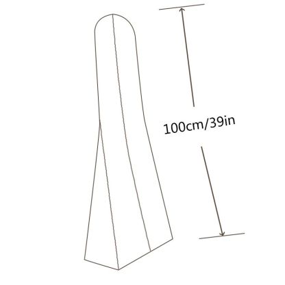 CPA2943 Sheer Flower Girl Dress Length 100cm Garment Bags