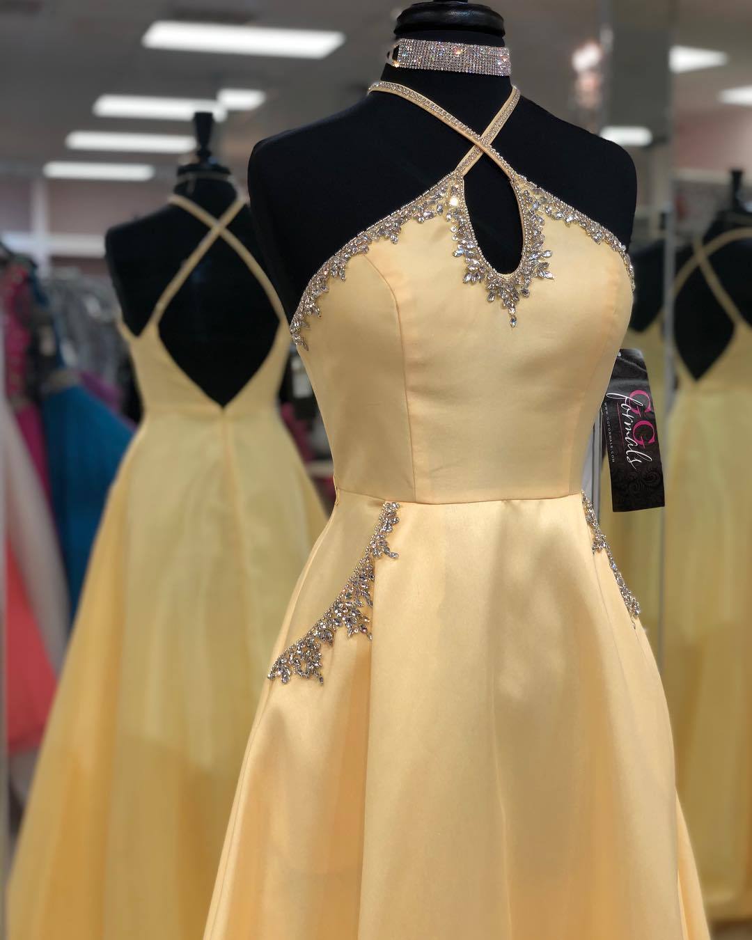 Fascinating Satin A-line Prom Dress