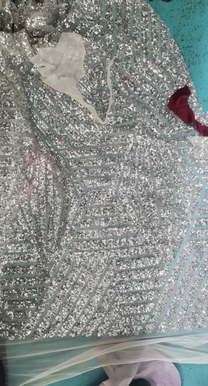 Long Sleeve Strapless Sequins Train Mermaid Prom Dresses
