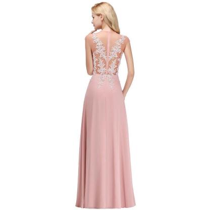 Lace Appliques Beads Cap Sleeve A-line Evening Prom Dress