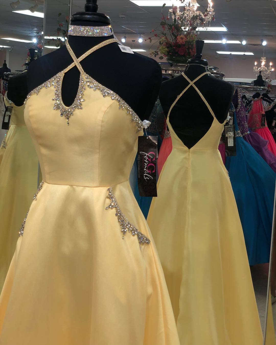 Fascinating Satin A-line Prom Dress