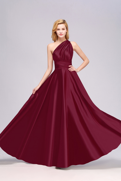 Long Convertible Dress Bridesmaid Dress Multi-way Twist Wrap Formal Dress