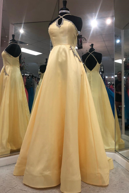 Fascinating Satin A-line Prom Dress