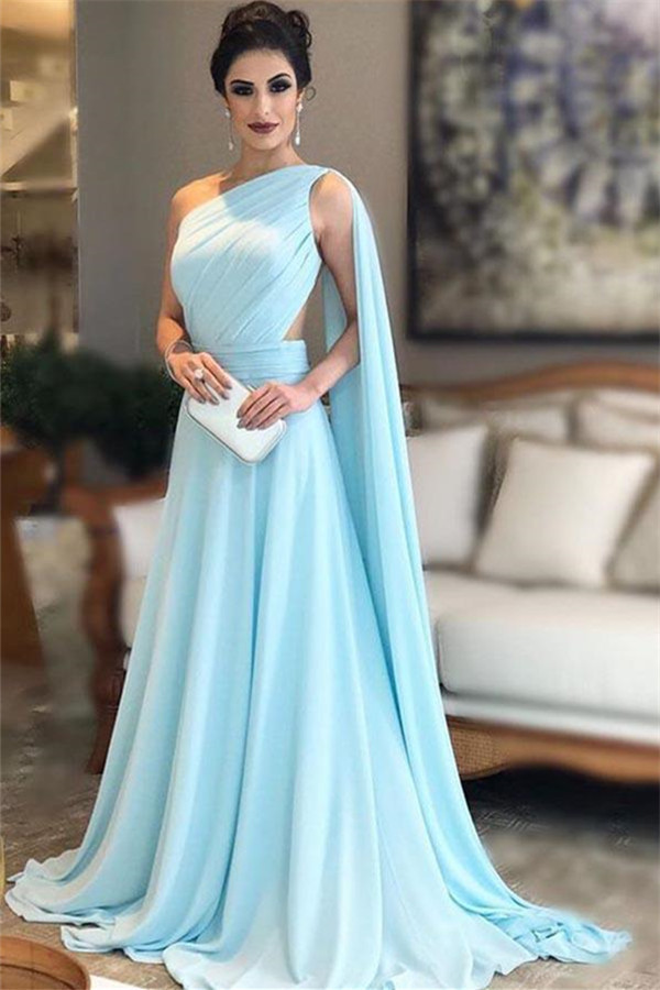 Fascinating One Shoulder A-line Prom Dress