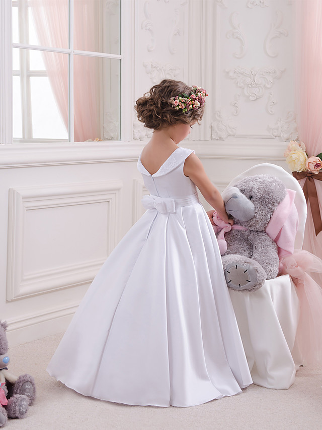 Princess Floor Length Christmas / Boho Flower Girl Dresses