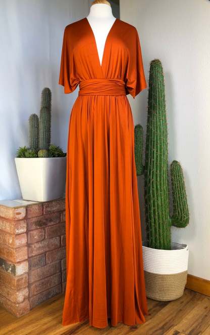 Convertible Long A-line Bridesmaid Dresses | Multiway Infinity Dress