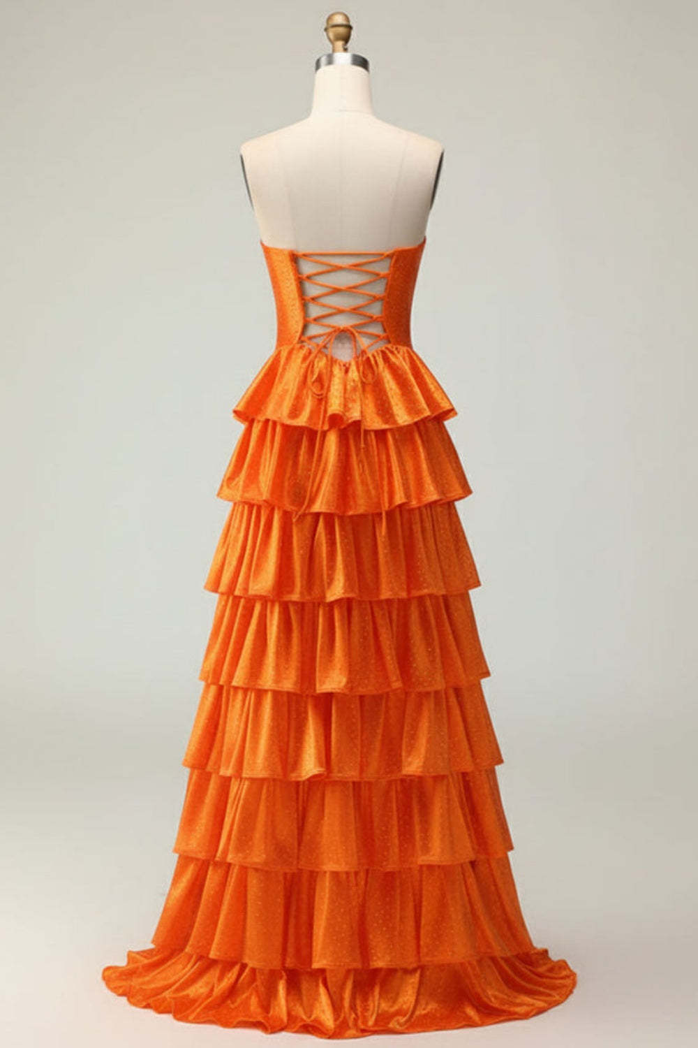 Cocosbride Sweetheart A-line Strapless Sleeveless Long Prom Dress with Split