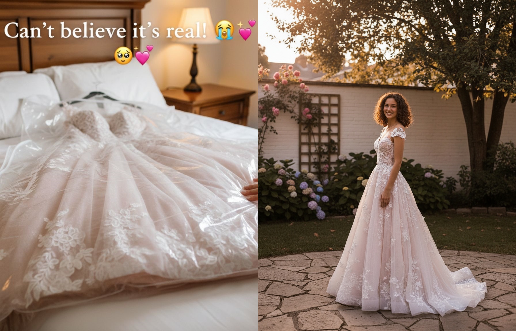 Elegant A-Line Bateau Appliques Lace Backless Floor Length Sequins Wedding Dress-Review2