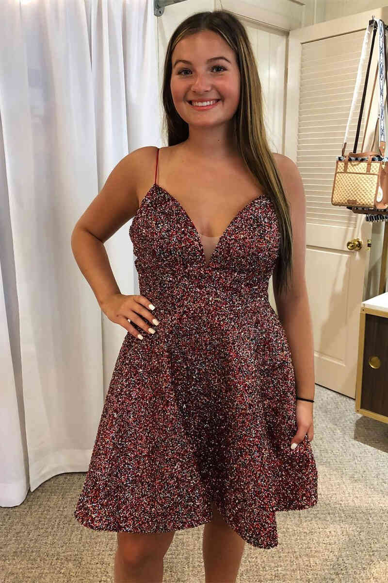 a line spaghetti straps short homecoming dress Lace Up Asymmetrical Bodycon Mini Dress – Dolls Kill