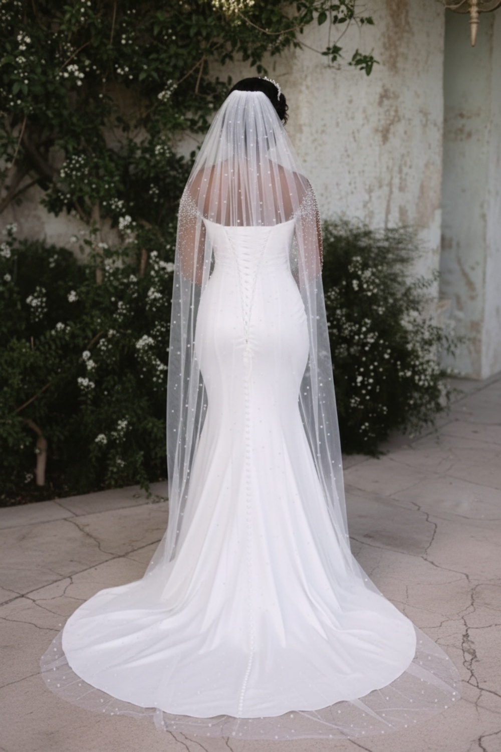 Off-the-Shoulder Long Mermaid Wedding Dresses with Beaded