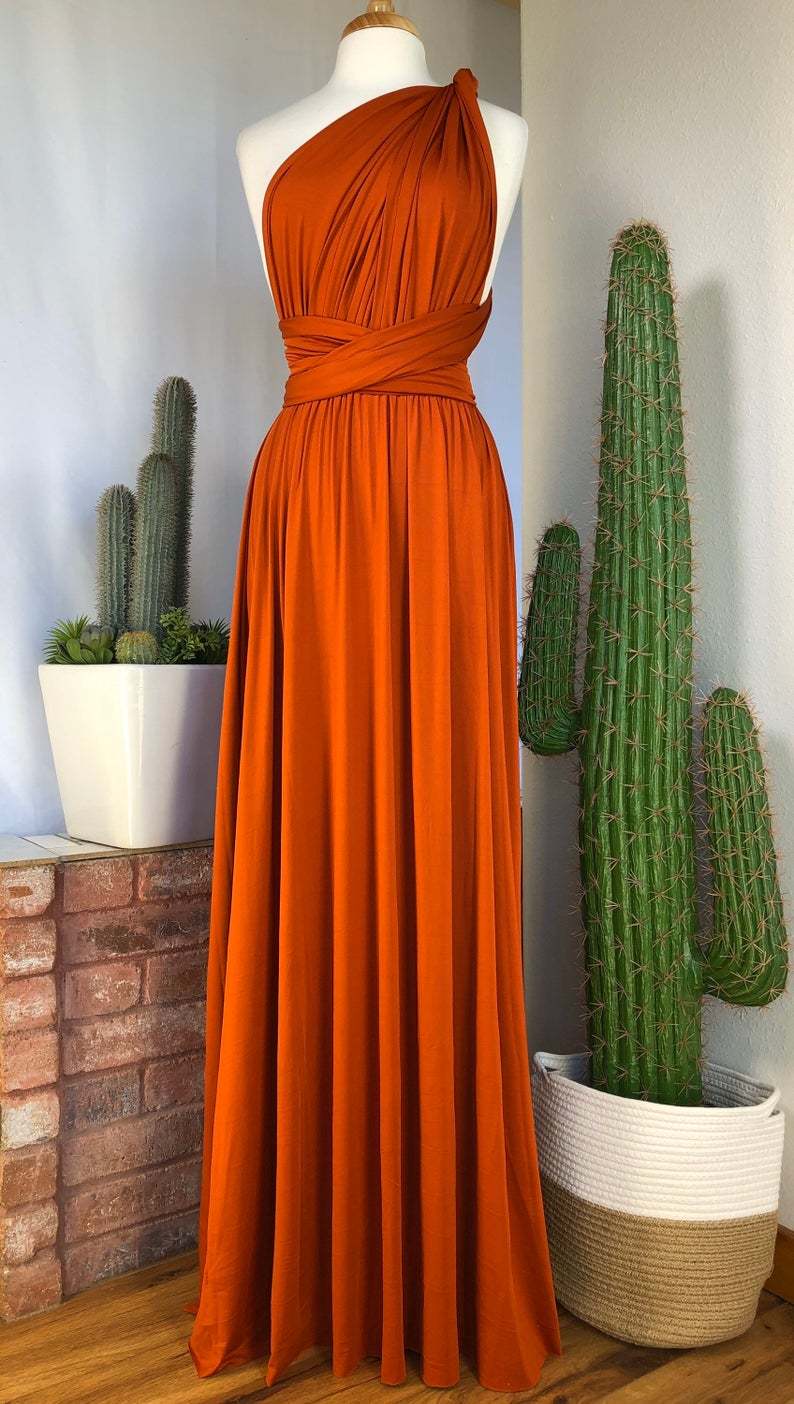 Convertible Long A-line Bridesmaid Dresses | Multiway Infinity Dress