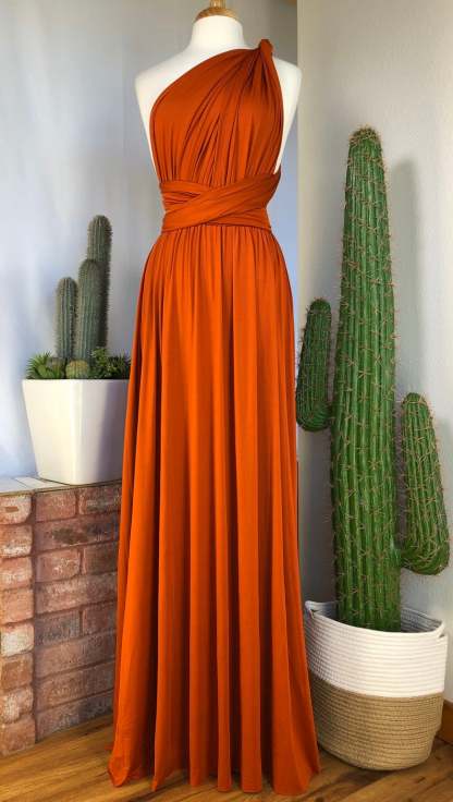 Convertible Long A-line Bridesmaid Dresses | Multiway Infinity Dress