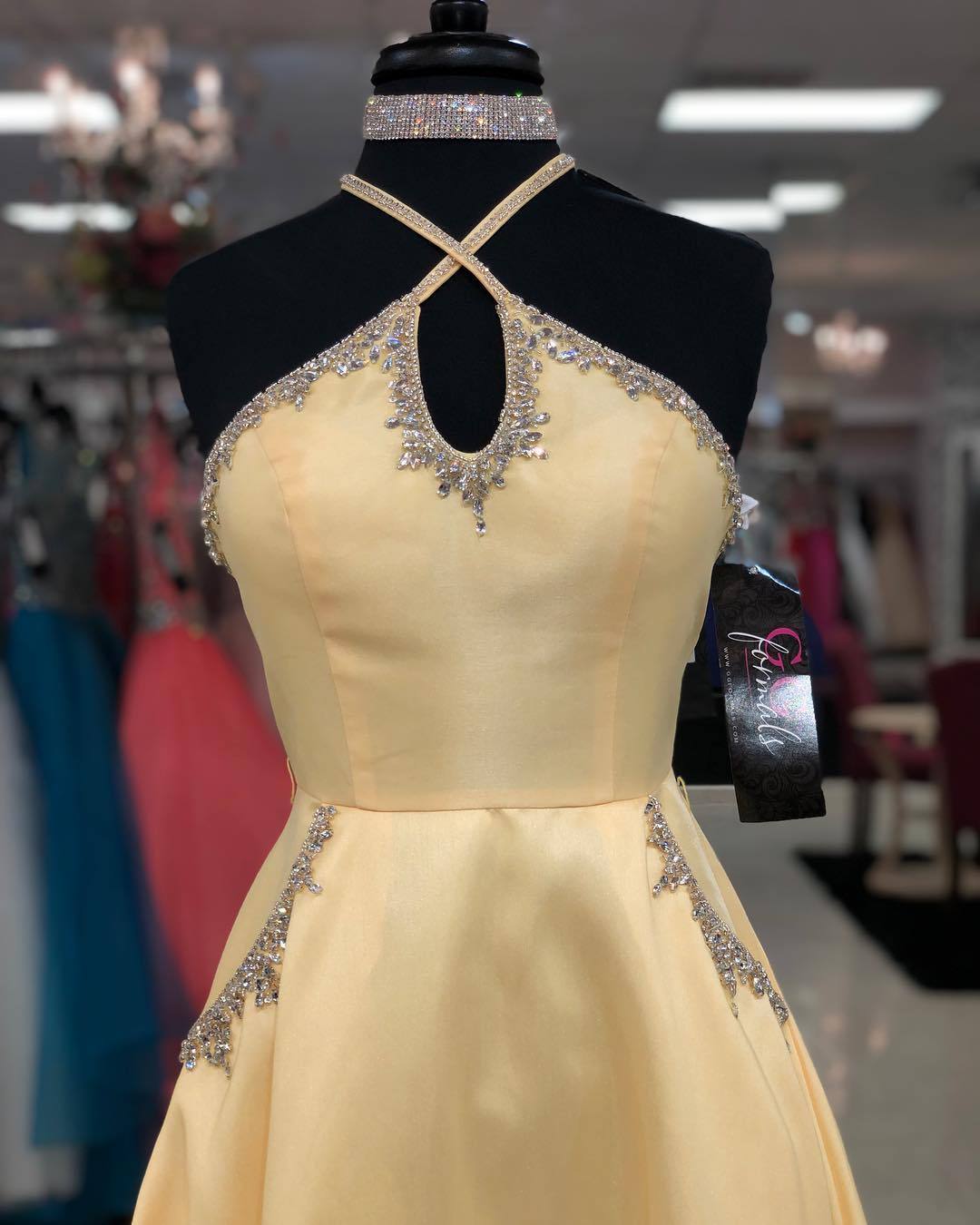 Fascinating Satin A-line Prom Dress