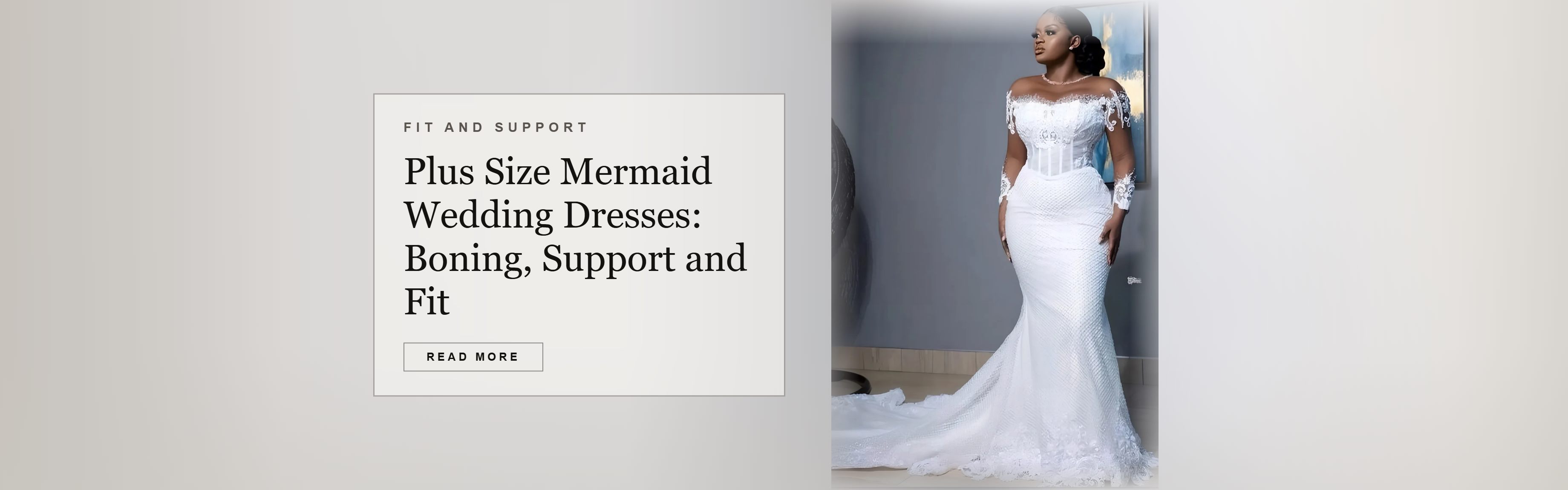 Plus Size Mermaid Wedding Dresses: Boning, Support and Fit | COCOSBRIDE