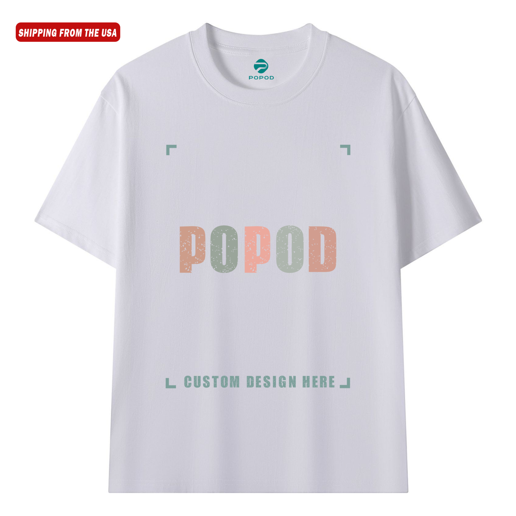 8 Colors Unisex Fit Classic Pure Cotton Round Neck T-shirt Soft Textur