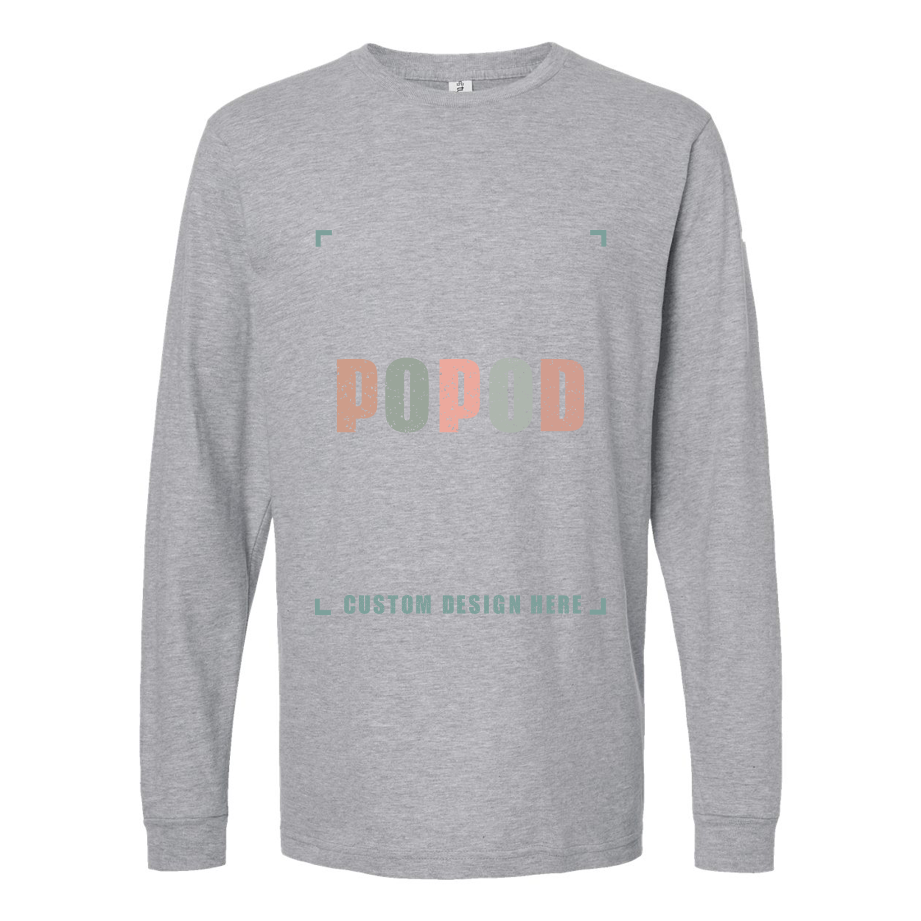 10 Colors Unisex Fine Jersey Long Sleeve T-Shirt PP1684