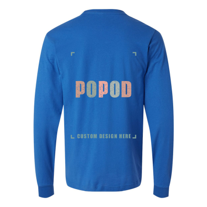 10 Colors Unisex Fine Jersey Long Sleeve T-Shirt PP1684