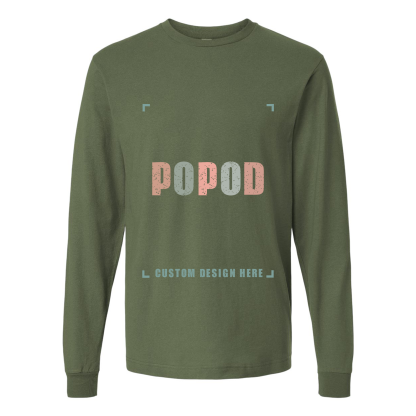 10 Colors Unisex Fine Jersey Long Sleeve T-Shirt PP1684